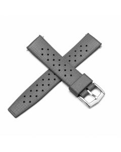 Silicone Watch Replacement Band Compatible with Omega x Swatch MoonSwatch 20mm, Gray