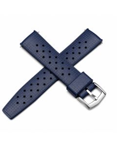 Silicone Watch Replacement Band Compatible with Omega x Swatch MoonSwatch 20mm, Dark Blue