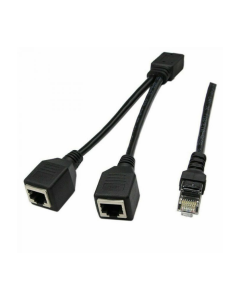 RJ45 Male to Female Splitter, CAT6 CAT5