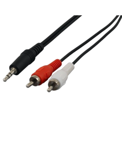 Sanoxy 50ft 3.5mm Stereo Male to 2 RCA Male Audio Cable
